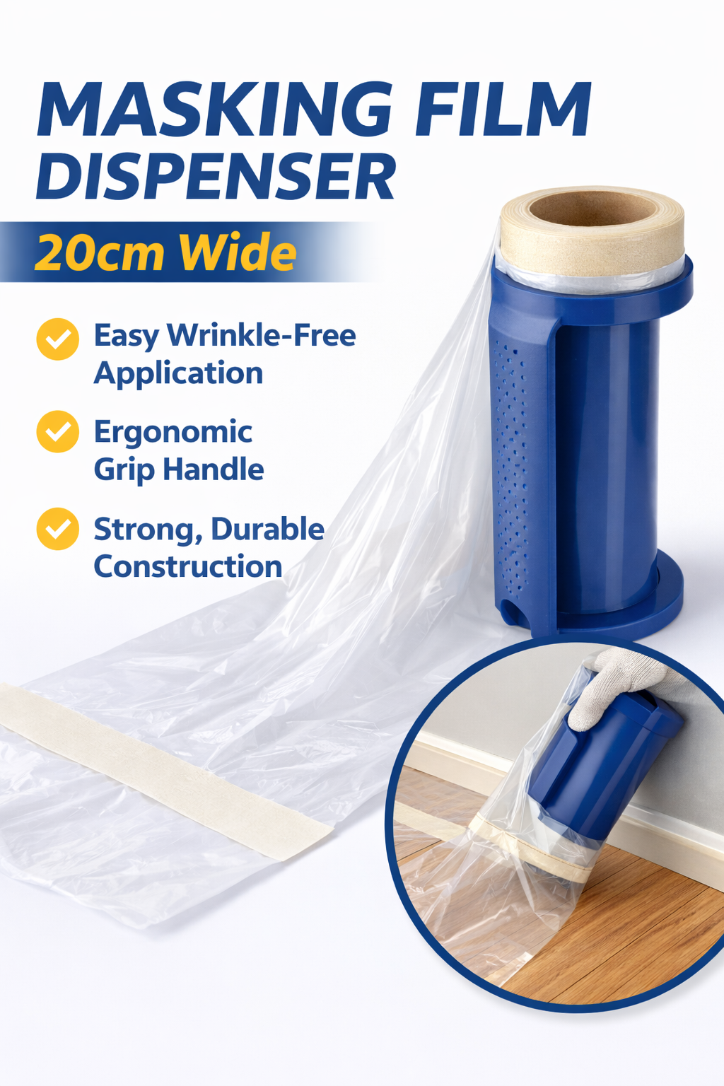 Masking Film Dispenser 20cm – Professional Application Tool