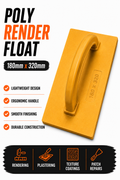 Poly Render Float 180mm x 320mm – Professional Rendering Float