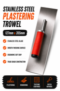 Stainless Steel Plastering Trowel 127mm x 355mm – Professional Finishing Trowel