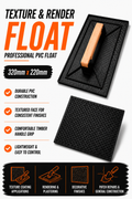 Texture & Render Float 320mm x 220mm – Professional PVC Float
