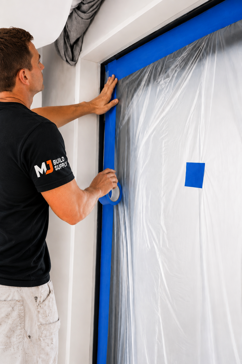 Pre-Taped Masking Film 1100mm x 30m